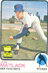 1973 Topps Baseball Cards      055      Jon Matlack